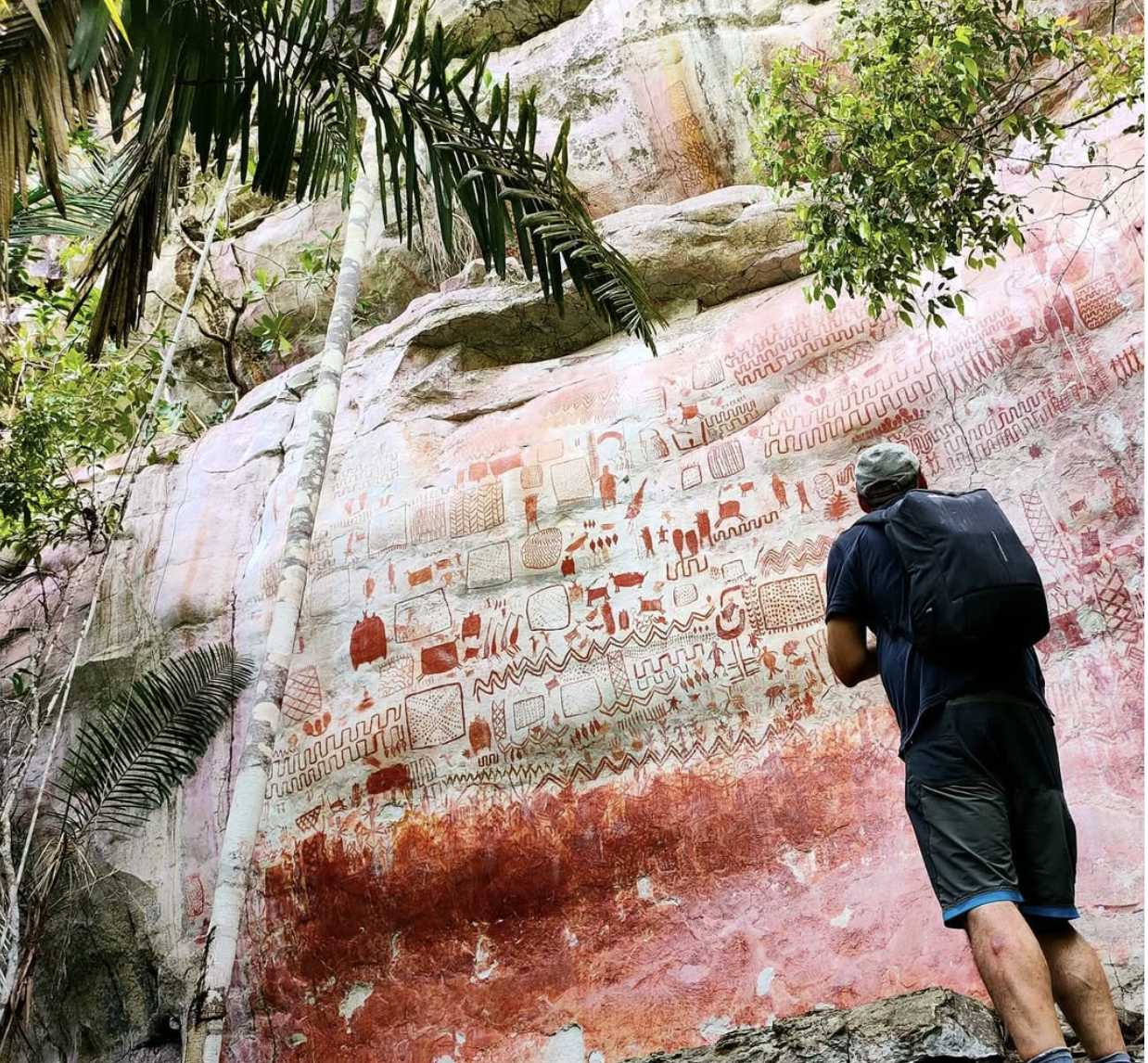 Peintures rupestres de Cerro Azul en Colombie
